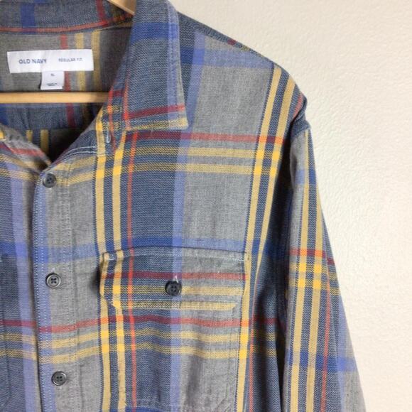 Reworked THE DOORS tour tee Old Navy Flannel Gray Blue XL - Picture 5 of 5